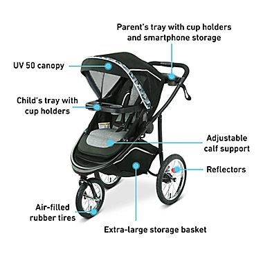 Graco&reg; Modes&trade; Jogger 2.0 LX Travel System in Zion. View a larger version of this product image.