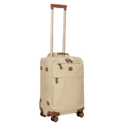 Bric&#39;s X-Travel 21-Inch Carry On Spinner Softside Luggage in Sahara