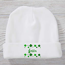 Lucky Clover 0-6M Personalized Baby Hat