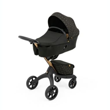 Stokke&reg; Xplory&reg; X Carry Cot Signature in Black. View a larger version of this product image.