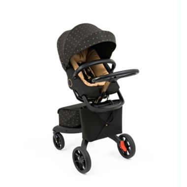 Stokke&reg; Xplory&reg; X Diaper Tote Signature Bag in Black. View a larger version of this product image.