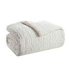 Alternate image 3 for Simply Essential&trade; Cable Knit Sherpa 2-Piece Twin Comforter Set in Coconut Milk