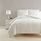 Alternate image 0 for Simply Essential&trade; Cable Knit Sherpa 3-Piece King Comforter Set in Coconut Milk
