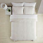 Alternate image 2 for Simply Essential&trade; Cable Knit Sherpa 3-Piece King Comforter Set in Coconut Milk