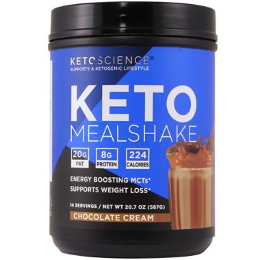 Keto Science&reg; 20.7 oz. Keto Meal Shake in Chocolate Flavor. View a larger version of this product image.