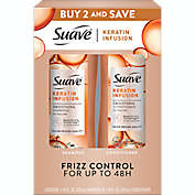 Suave&reg; 2-Pack 18 oz. Keratin Infusion Smoothing Shampoo and Conditioner