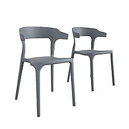 Novogratz Felix All-Weather Dining Chairs (Set of 2)
