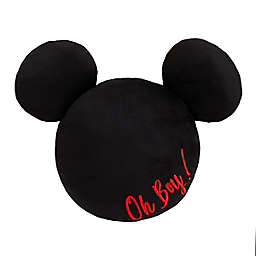 Disney® Mickey Mouse "Oh Boy" Throw Pillow in Black