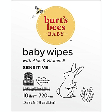 Burt&#39;s Bees Baby&reg; 720-Count Multi-Pack Sensitive Baby Wipes. View a larger version of this product image.