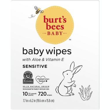 Burt's Bees Baby&reg; 720-Count Multi-Pack Sensitive Baby Wipes. View a larger version of this product image.