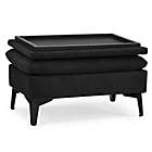 Alternate image 10 for Sealy&reg; Avondale Convertible Sofa Bed with Ottoman in Sydney Black
