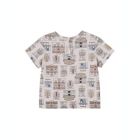 Alternate image 2 for Kidding Around Size 18M Wild West 2-Piece Top and Shortall Set in French Oak