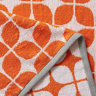 Intelligent Design Lita Cotton Jacquard 6-Piece Towel Set in Orange. View a larger version of this product image.
