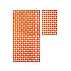 Alternate image 4 for Intelligent Design Lita Cotton Jacquard 6-Piece Towel Set in Orange