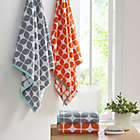 Alternate image 5 for Intelligent Design Lita Cotton Jacquard 6-Piece Towel Set in Orange