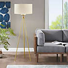 Alternate image 3 for INK+IVY  Pacific Tripod Floor Lamp in Gold
