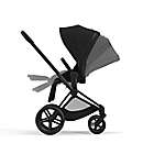 Alternate image 1 for Cybex PRIAM 4 Stroller with Matte Black Frame and Deep Black Seat