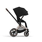 Alternate image 8 for CYBEX PRIAM 4 Single Stroller with Deep Black Seat in Rose Gold/Black