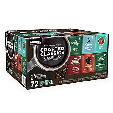 Crafted Classics Variety Pack Keurig&reg; K-Cup&reg; Pods 72-Count. View a larger version of this product image.