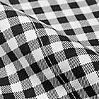 Alternate image 3 for Martha Stewart Gingham 300-Thread-Count Twin Sheet Set in Black