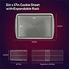 Alternate image 3 for Circulon&reg; Nonstick 11-Inch x 17-Inch Cookie Sheet with 2 Cooling Racks