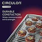 Alternate image 2 for Circulon&reg; Nonstick 11-Inch x 17-Inch Cookie Sheet with 2 Cooling Racks