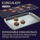 Alternate image 1 for Circulon&reg; Nonstick 11-Inch x 17-Inch Cookie Sheet with 2 Cooling Racks