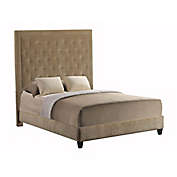 Leffler Home Eden King Upholstered Panel Bed in Tan