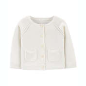 carter&#39;s&reg; Size 12M Solid Cardigan in White