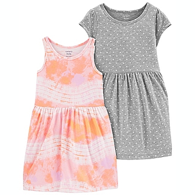 carter&#39;s&reg; 2-Pack Jersey Dresses. View a larger version of this product image.