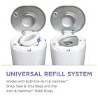 Alternate image 3 for Munchkin&reg; UV Diaper Pail in White