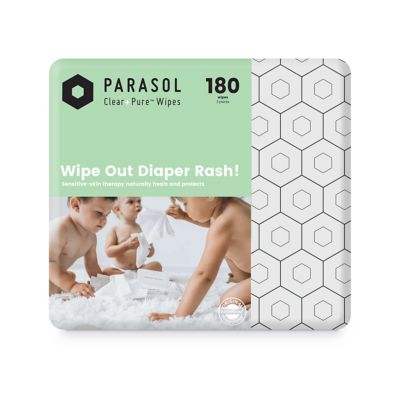 Parasol Clear+Pure&trade; 180-Count Natural Baby Wipes