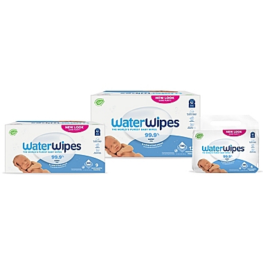 WaterWipes&reg; Biodegradable 540-Count Baby Wipes. View a larger version of this product image.