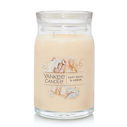 Yankee Candle® Soft Wool & Amber Signature Collection 2-Wick 20 oz. Large Jar Candle
