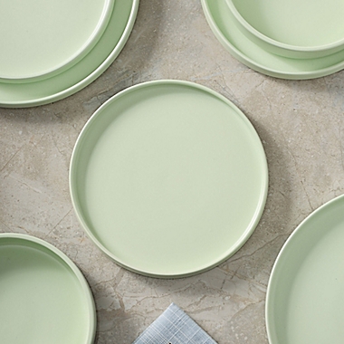 Stone + Lain Stella Salad Plates in Lime Green (Set of 6). View a larger version of this product image.
