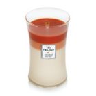 Alternate image 0 for WoodWick&reg; Pumpkin Gourmand Trilogy 21.5 oz. Large Hourglass Candle