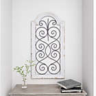 Alternate image 1 for Heart Scrollwork Arch 20-Inch x 10-Inch Wall Panel in Ivory