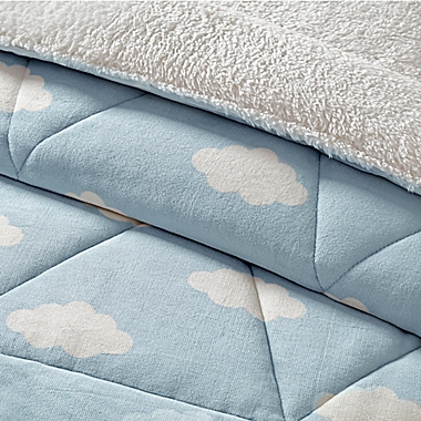 UGG&reg; Avery Cloud 3-Piece Reversible King Comforter Set in Grey/White. View a larger version of this product image.