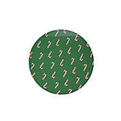 H for Happy&trade; Candy Cane Appetizer Plate in Green