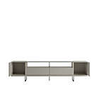 Alternate image 3 for Manhattan Comfort&copy; Celine 85.43-Inch TV Stand in Off-White/Mosaic Wood