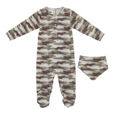 HannaKay, By Mani&egrave;re Footie with Bib in Camo