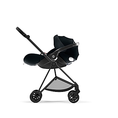 Cybex MIOS 3 Stroller with Matte Black Frame and Deep Black Seat. View a larger version of this product image.