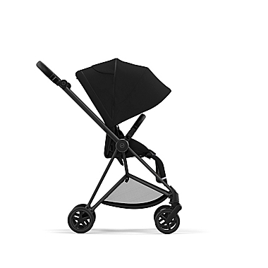 Cybex MIOS 3 Stroller with Matte Black Frame and Deep Black Seat. View a larger version of this product image.