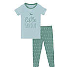 Alternate image 0 for KicKee Pants&reg; Size 4T Graphic Shore Sprouts Short Sleeve Pajama Set in Blue/Green