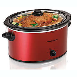 Hamilton Beach® 5 qt. Portable Slow Cooker in Red