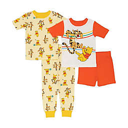 Disney® 4-Piece Winnie the Pooh Pajama Set in Orange