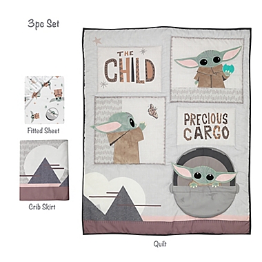 Lambs &amp; Ivy&reg; Star Wars&trade; The Child 3-Piece Crib Bedding Set. View a larger version of this product image.