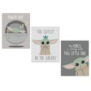 Lambs &amp; Ivy&reg; Star Wars&trade; The Child 3-Piece Unframed Wall Art