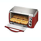Alternate image 2 for Hamilton Beach&reg; Ensemble 6-Slice Toaster Oven in Red