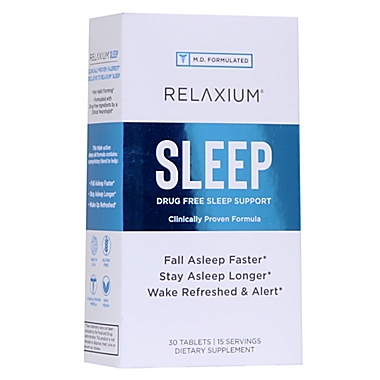 Relaxium&reg; Sleep 30-count Tablets. View a larger version of this product image.